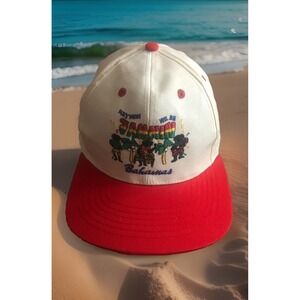 Vintage We Be Jammin Hat Bahamas Snapback Jamaican Vacation Island Dreams Hat